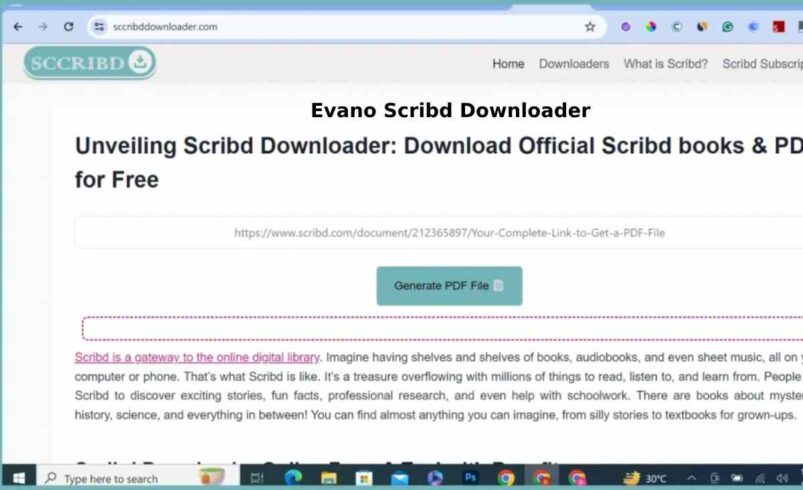 Evano Scribd Downloader: Access Paid Content
