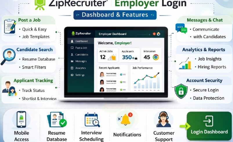 Features for ZipRecruiter Employer Login
