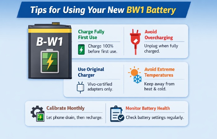 Tips for Using Your New BW1 Battery Model