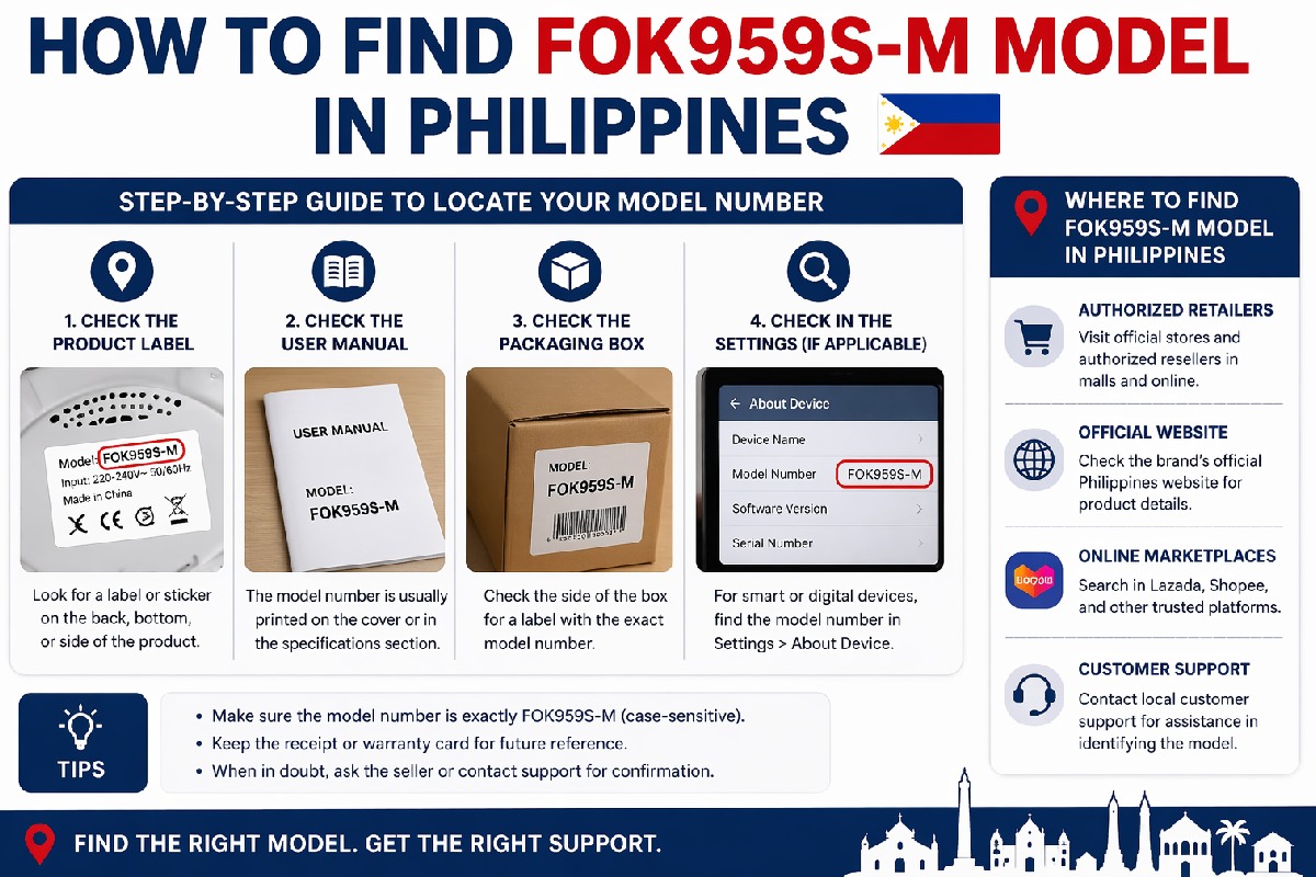 Ways to Identify the FOK959S-M Model in Philippine Devices