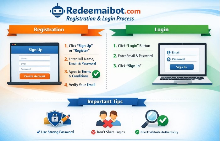 Registration and Login Process in India