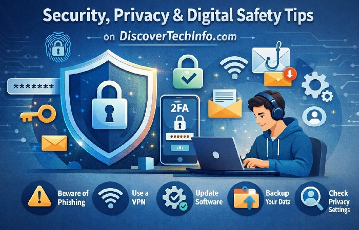 Security, Privacy, and Digital Safety Tips