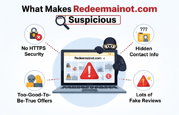 What Makes Redeemaibot.com Suspicious?