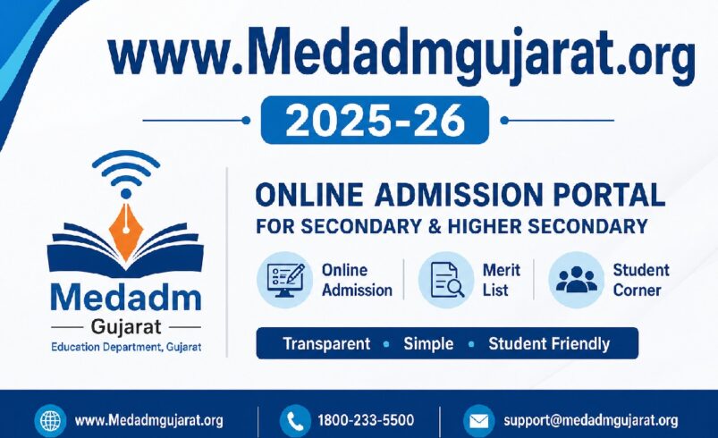 Gujarat NEET UG Counseling of www.Medadmgujarat.org 2025-26 Registration in India