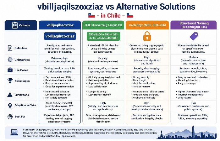 Vbilljaqilszoxziaz vs Alternative Solutions in Chile