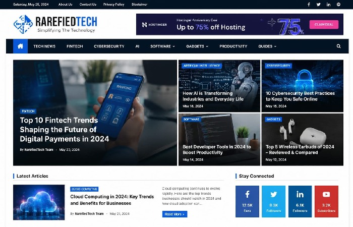 What is Rarefiedtech.com?
