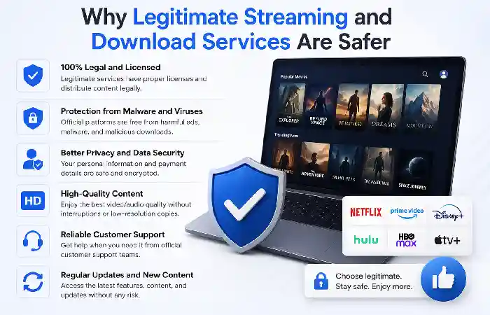 why legitimate streaming and services