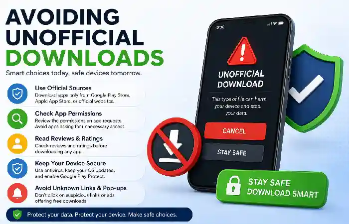 avoiding unofficial download