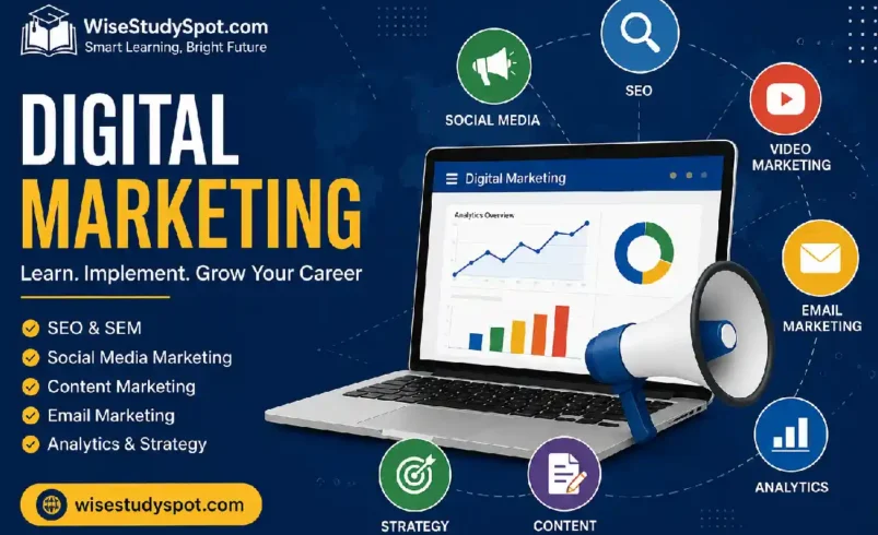 Digital Marketing on WiseStudySpot .com: Strategies, Tools and Online Growth