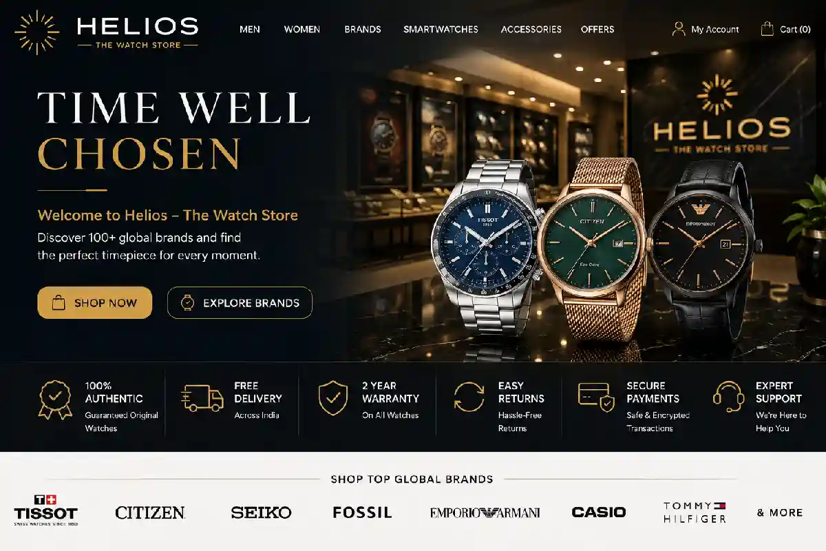 Helios Watch Store: A Guide to Watches, Brands, Shopping and Buying Tips