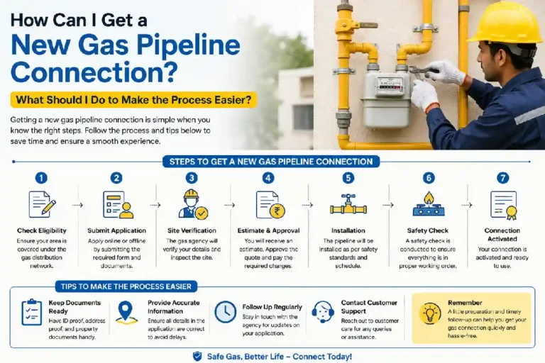 How Can I Get a New Gas Pipeline Connection? What Should I Do to Make the Process Easier?