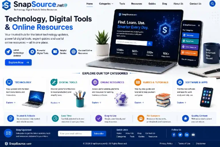 SnapSource.net@: Technology, Digital Tools & Online Resources