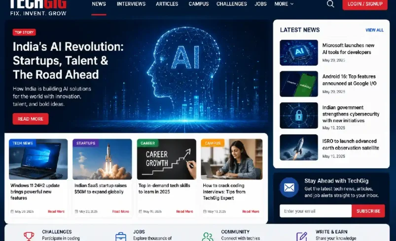 TechGig News: A Guide to Technology, AI and IT Industry Updates
