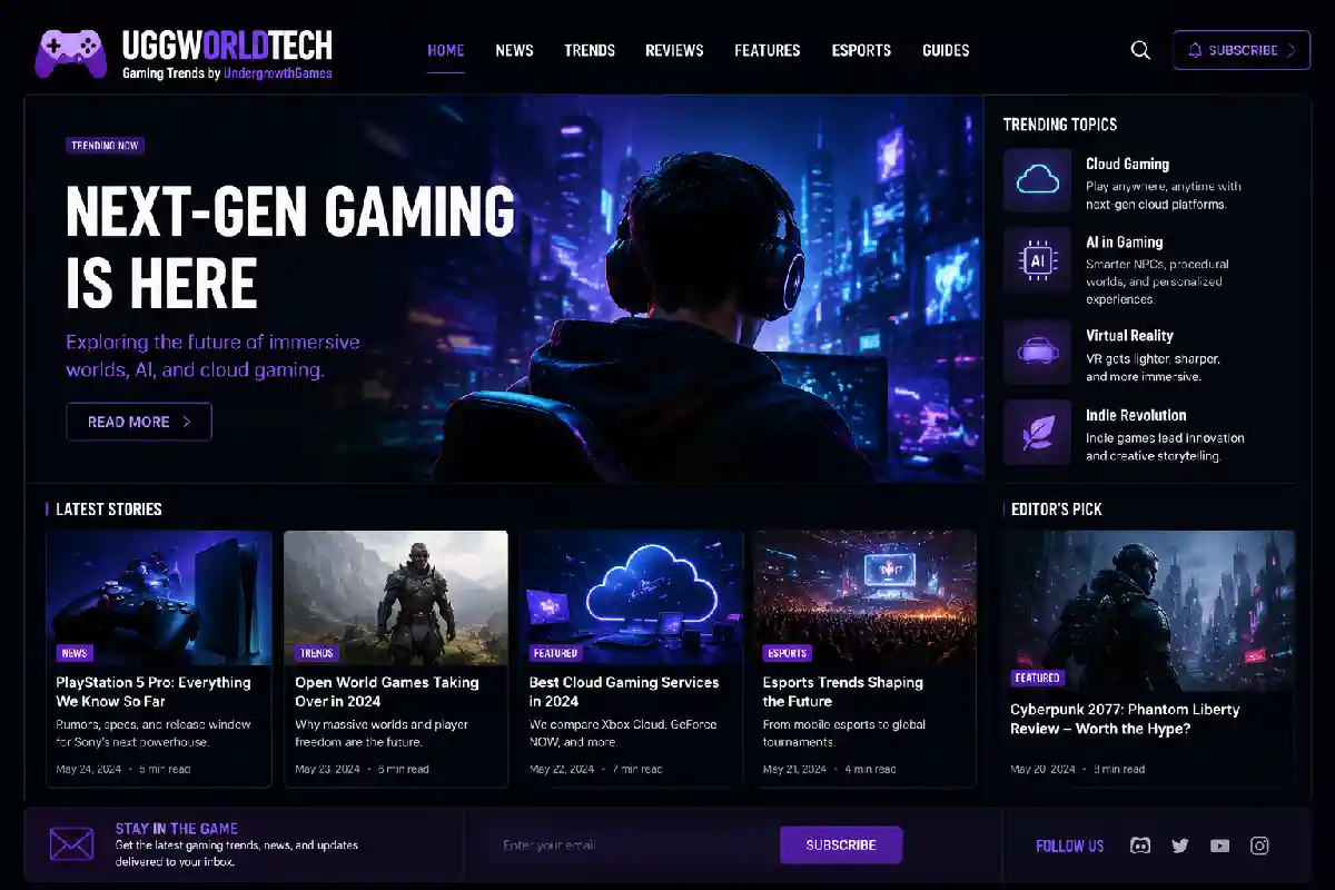 UggWorldTech Gaming Trends by UndergrowthGames: Key Trends Influencing Gaming