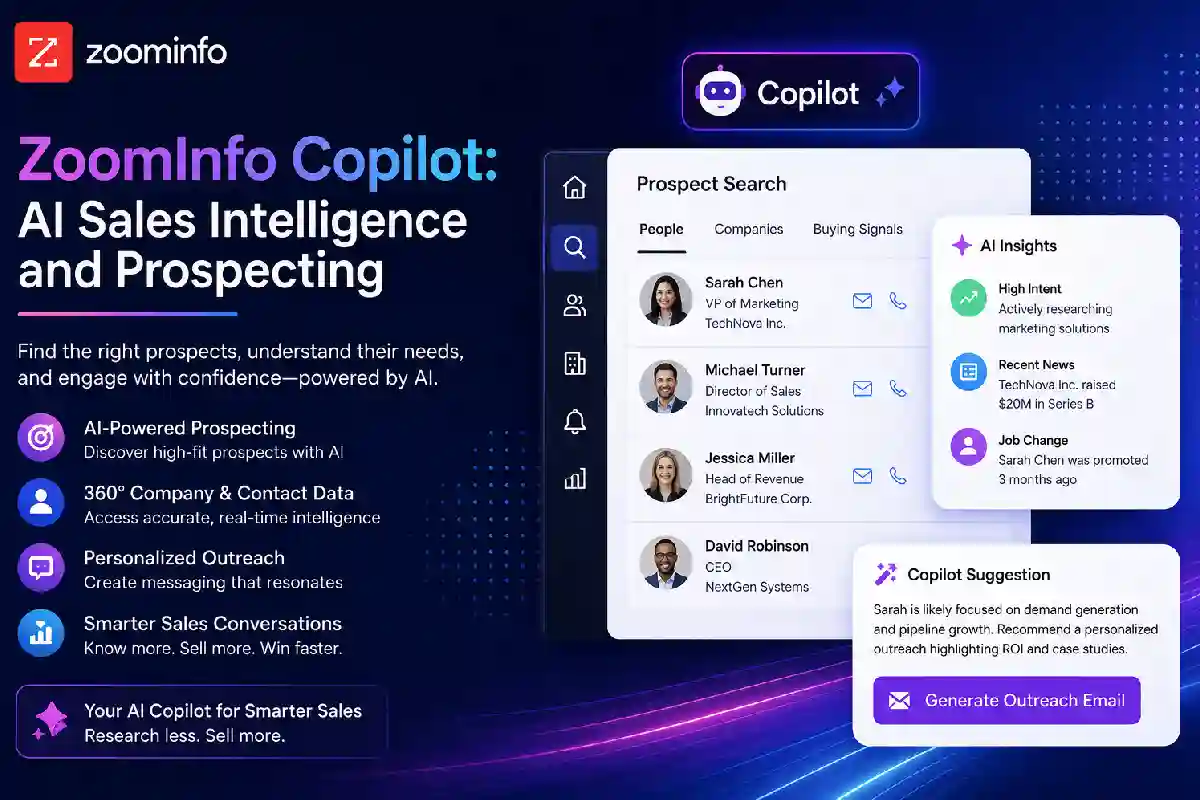 ZoomInfo Copilot: AI Sales Intelligence and Prospecting
